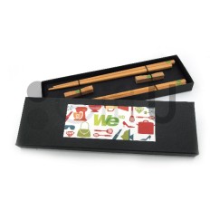 Wooden Chopstick gift set - set of 2pairs - We HD